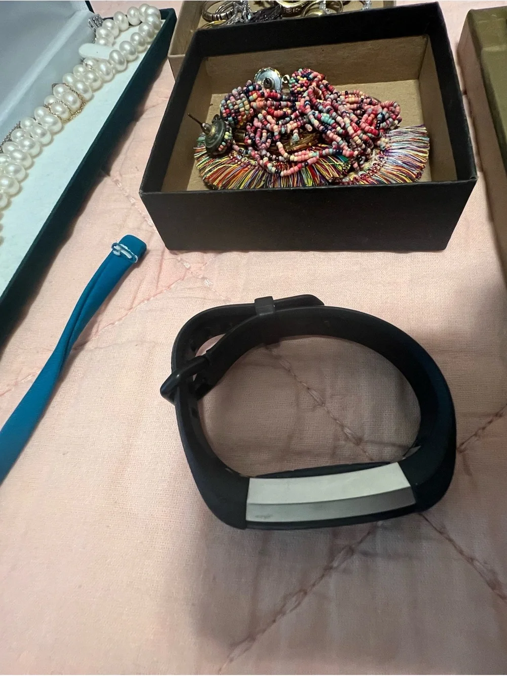fitbit Black Smartwatch Tracker with Display